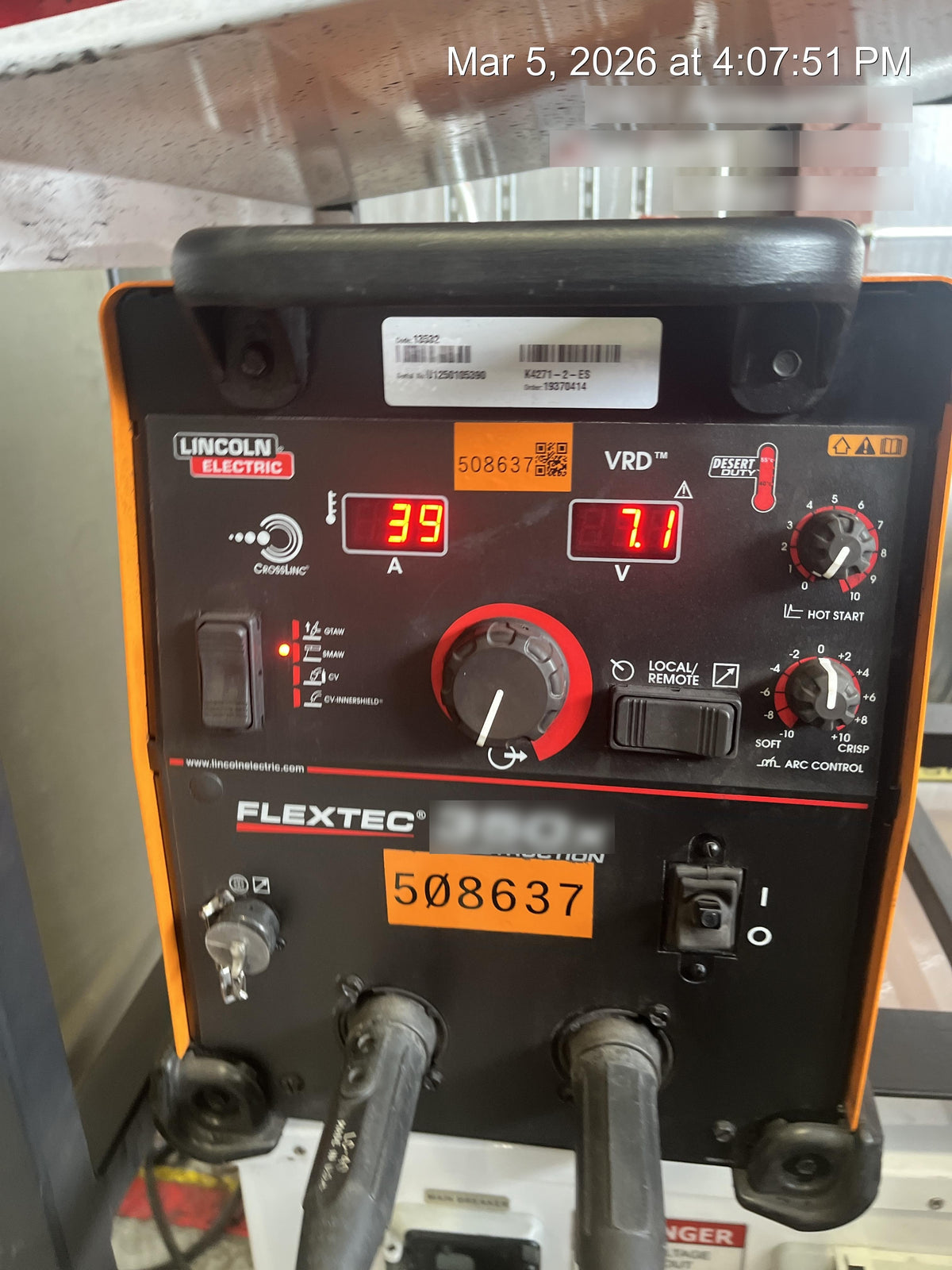2025 LINCOLN ELECTRIC FLEXTEC 350X