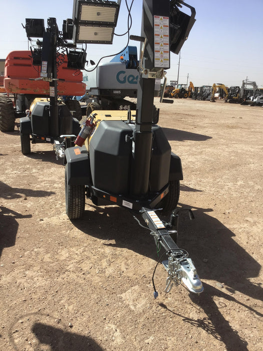 2022 Allmand NLV3GR (4) LED Light Fixture 350W, 23' Vertical Mast, 3kW Prime, Towable, ES Decals, T3