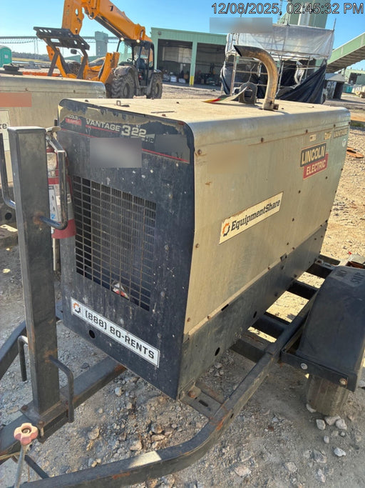 2020 Lincoln Electric Vantage 322 Welder Ready-Pak 3, w/ GPS & Decals (includes trailer, cable rack, fender light kit)