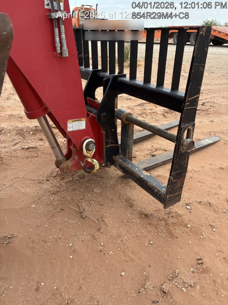 2018 Manitou MTA10055 Manitou MTA10055 - Canopy, Worklights, Beacon, 66" Carriage, 60" Forks, Solid Tires, Aux Hydraulics