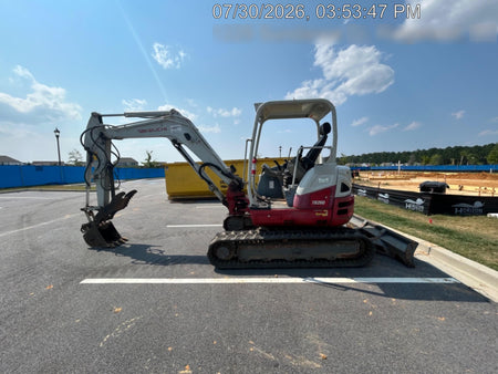 2019 Takeuchi TB260 Canopy, Standard Blade, Auxiliary hydraulics Manual QC, Hydraulic thumb, 12" ,18", 24" Bucket
