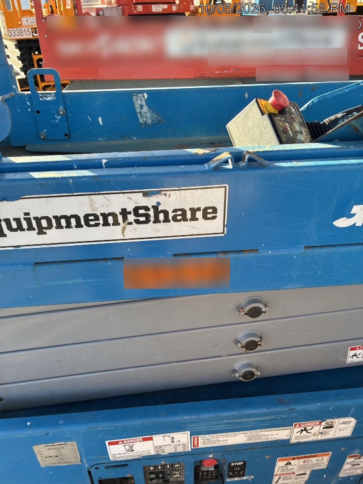 2020 Genie GS-1930 Solid Non Marking Tires, Beacon, Folding rails with half height swing gate