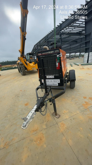 2021 Lincoln Electric Vantage 549X Ready Pak 3, ORANGE (includes trailer, cable rack, fender light kit)