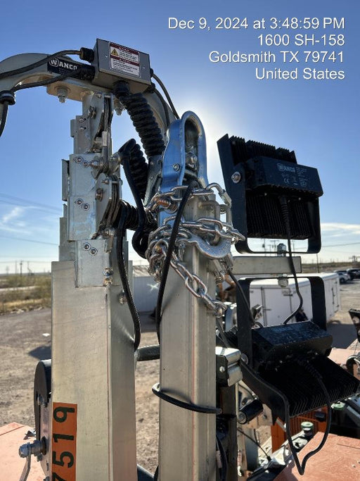 2024 Wanco WLTT-4MM4K Diesel, Deep Sea Controller, Shore Power Plug, Auto Start, (4) 350W LED Floodlights, 4kW Generator, 60 Gal Fuel Tank, 2" Ball, T3