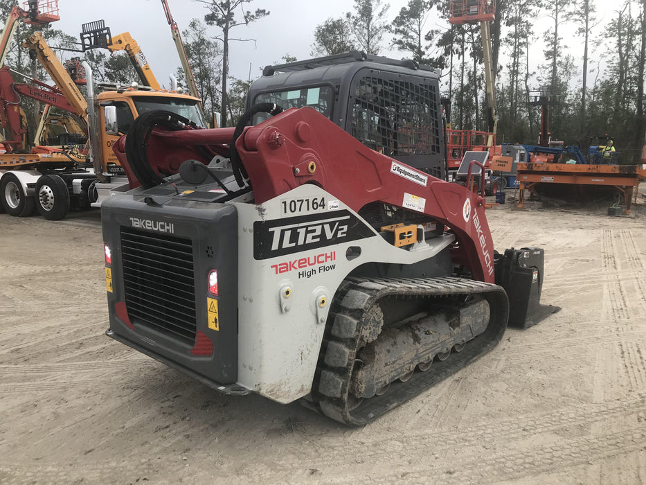 2020 Takeuchi TL12V2-CRH Cab, Rubber Track, & HF