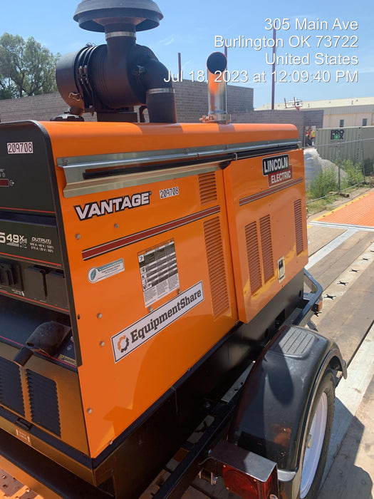 2022 Lincoln Electric Vantage 549X VANTAGE 549X READY-PAK 3