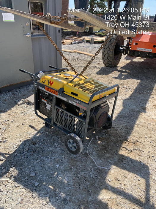 2020 Wacker Neuson GPS9700V Includes Wheel Kit P/N: 5100042221