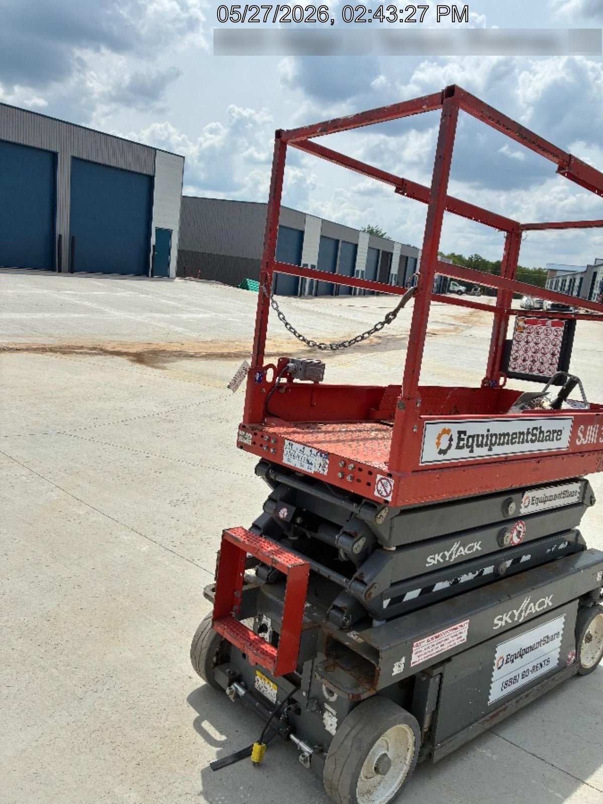 2019 Skyjack SJIII-3219 Standard w/Trojan Batteries