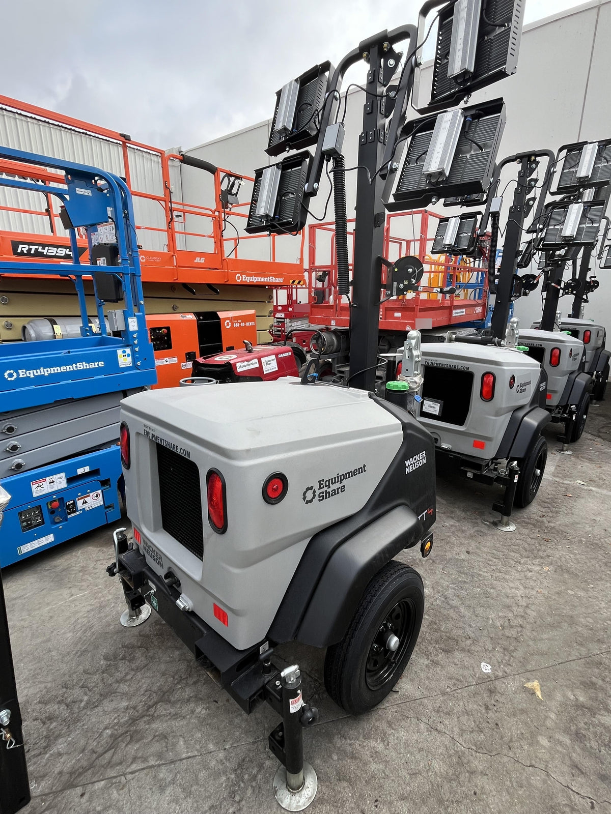 2024 Wacker Neuson LTT4 Diesel, Kohler KDW702, Deep Sea Controller, Auto Start, LED 320W, Bypass Outlet, T3