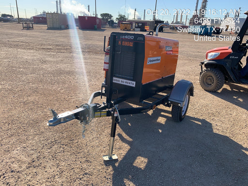 2022 Lincoln Electric LE400 Kubota V1505, Trlr, Cable Rack, Light Kit, ES Decals, T3