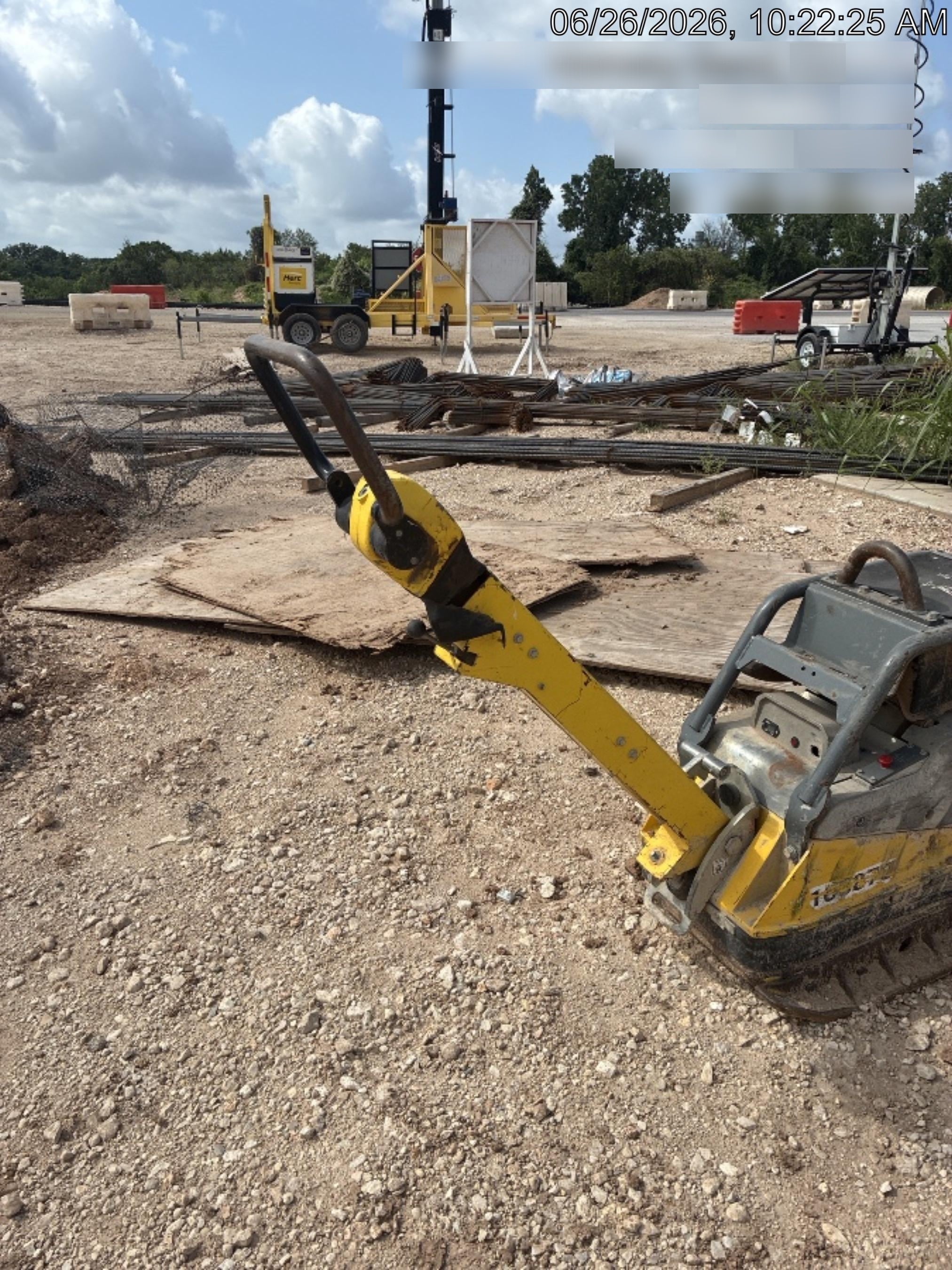 2020 Wacker Neuson DPU4545HEH Reversible Plate Compactor, Diesel