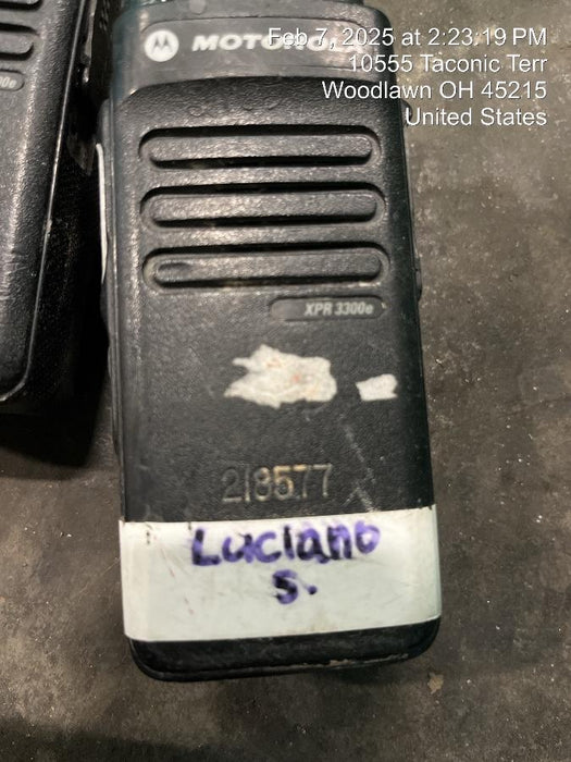 2021 MOTOROLA XPR3300E