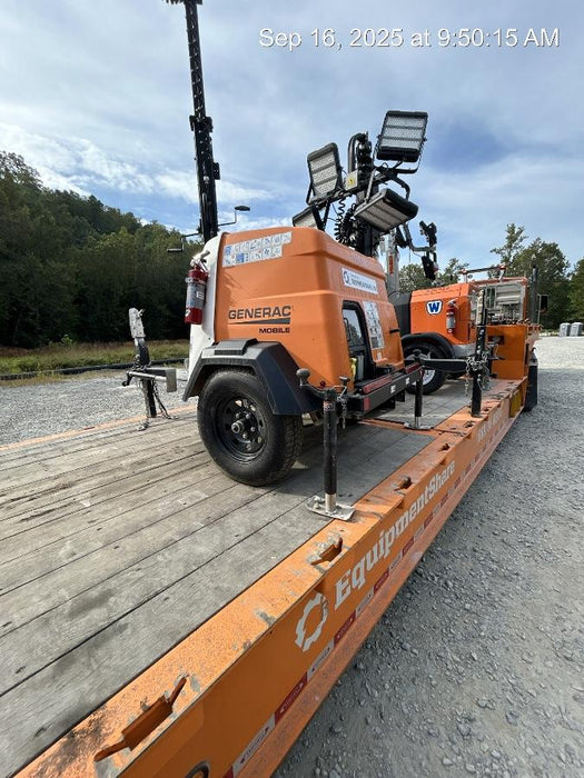 2023 Generac MLT2 Diesel, Flex Switch 120V Input, Powerzone Controller, 
(4) 320W LED Lights, 4kW Generator, 39.9 Gal Fuel Tank, 2" Ball, T3