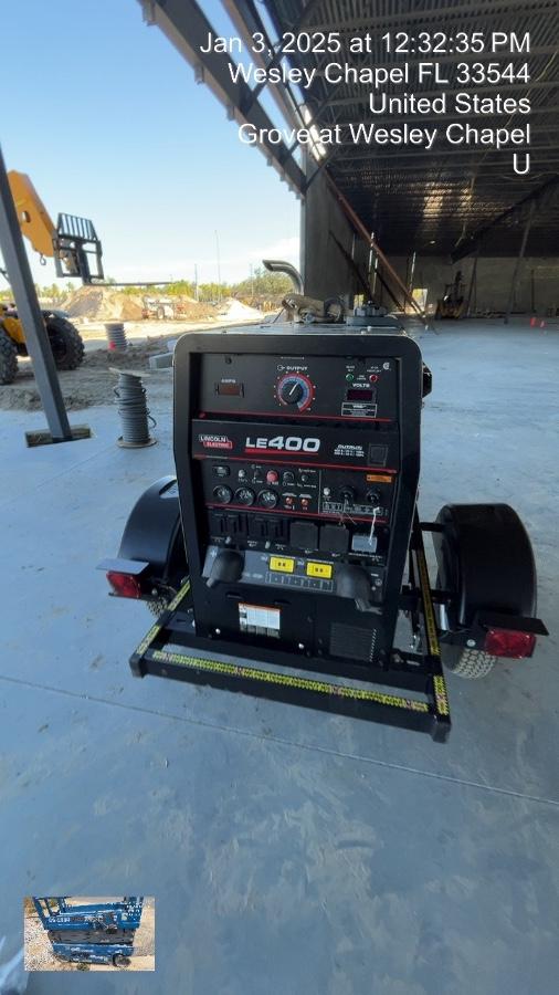 2024 Lincoln Electric LE400 Kubota V1505, Trlr, Cable Rack, Light Kit, ES Decals, T3