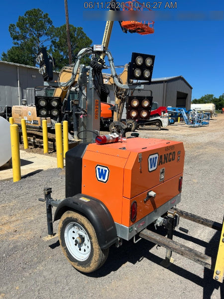 2025 Wanco WLTT-4MM4K Diesel, Mitsubishi L2E, 9.0HP @1800 rpm, Deep Sea Controller, Shore Power Plug, Auto Start, (4) 350W LED Floodlights, 4kW Generator, 60 Gal Fuel Tank, 2" Ball, T3