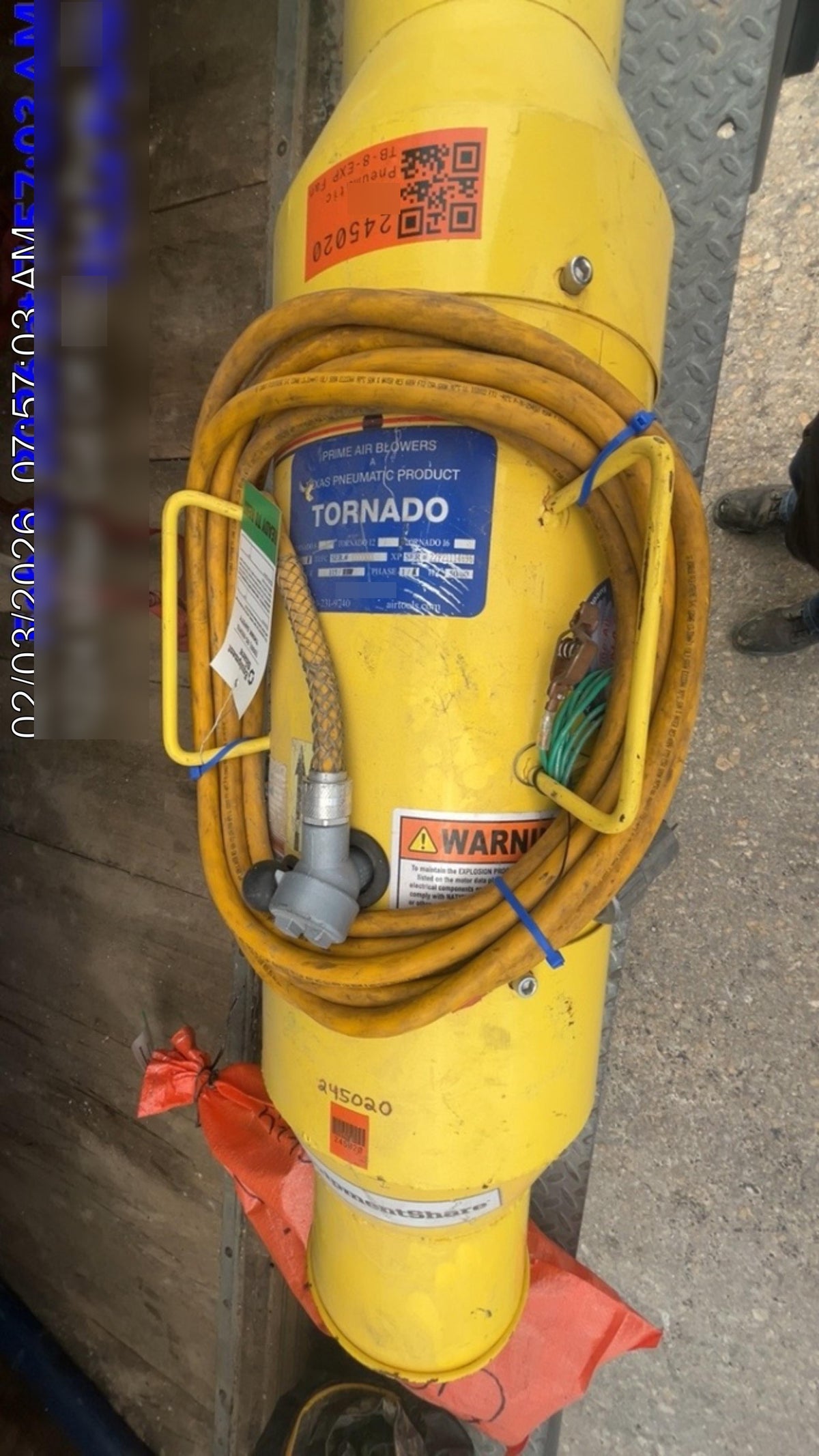 2021 TEXAS PNEUMATIC TOOLS, INC. TB-8-EXP