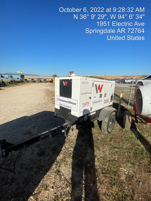 2022 WACKER NEUSON G25