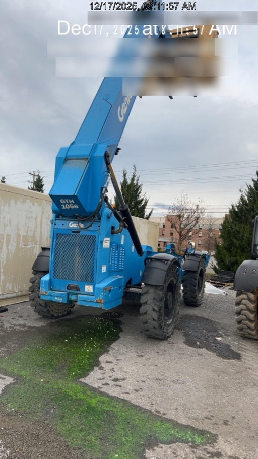 2018 Genie GTH-1056 Genie GTH-1056 w/ROPS, Work Lights, Solid Tires, RH Cab Mesh, Beacon, 60" Carriage and Forks