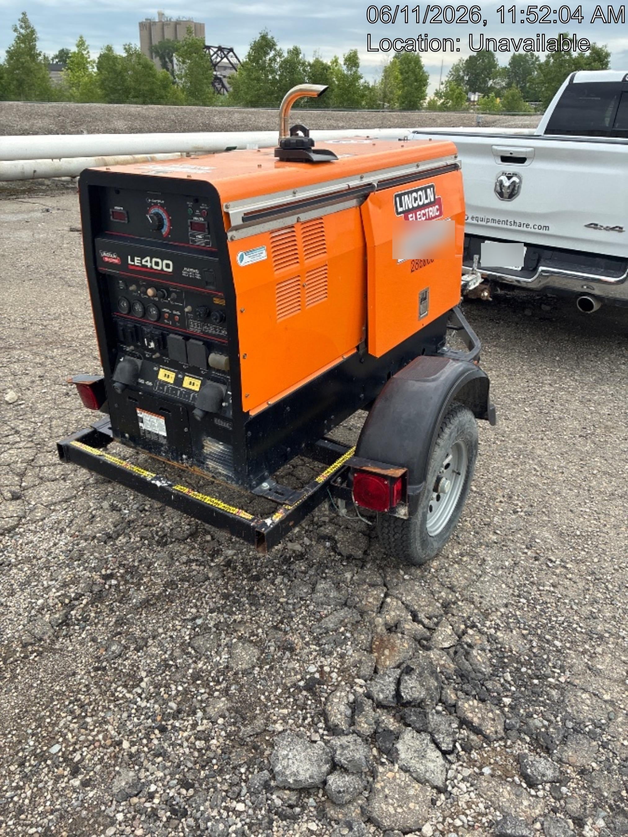 2022 Lincoln Electric LE400 Kubota V1505, Trlr, Cable Rack, Light Kit, ES Decals, T3
