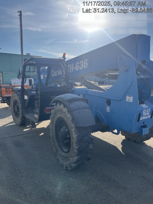 2018 Genie GTH-636 Genie GTH-636 w/Open ROPS, Solid Tires, Work Light/Beacon, 48" Carriage and Forks