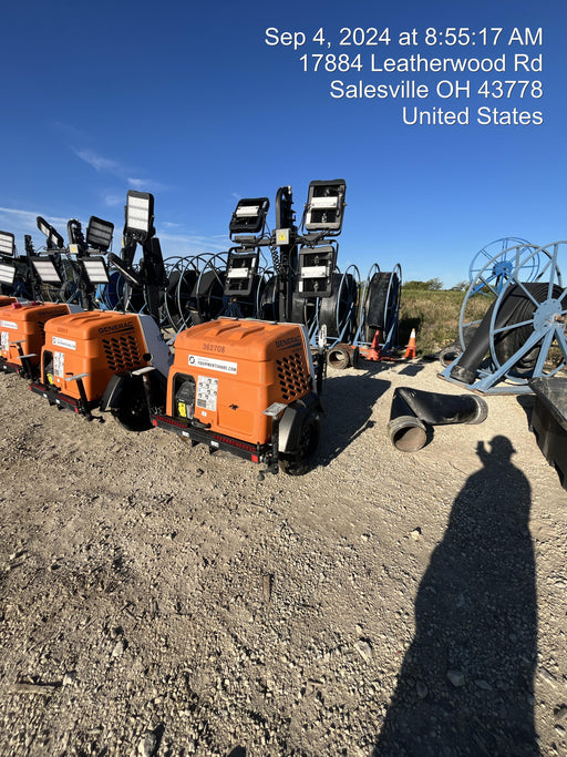 2023 Generac MLT2 Diesel, Flex Switch 120V Input, Powerzone Controller, 
(4) 320W LED Lights, 4kW Generator, 39.9 Gal Fuel Tank, 2" Ball, T3