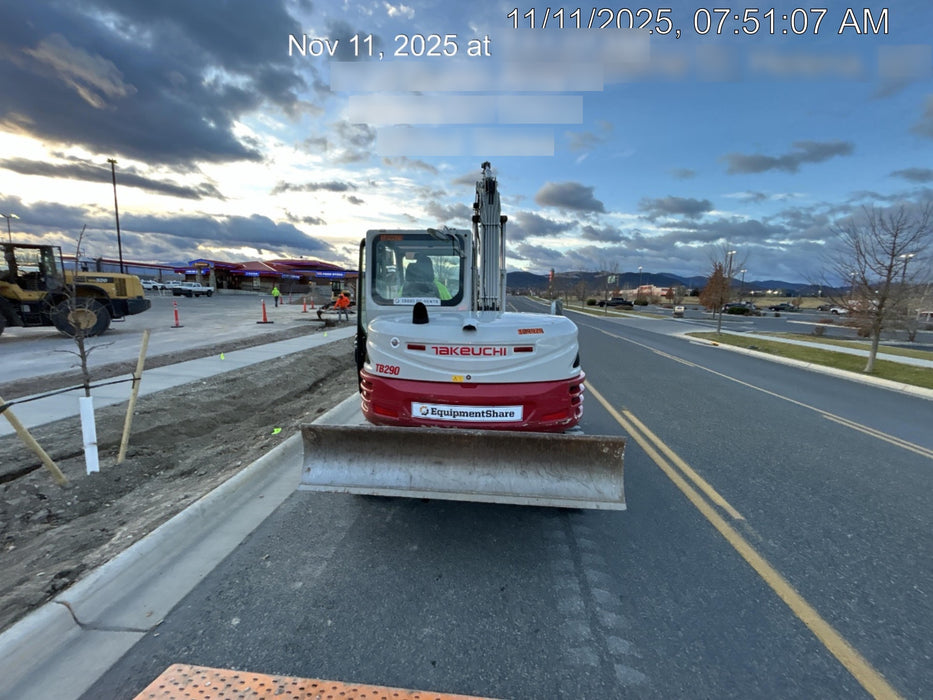 2020 Takeuchi TB290C Cab/Heat/Air, Rubber Tracks, Manual TAG QC