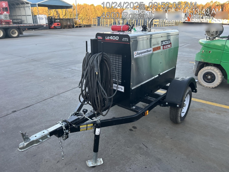 2024 Lincoln Electric LE400 Kubota V1505, Trlr, Cable Rack, Light Kit, ES Decals, T3