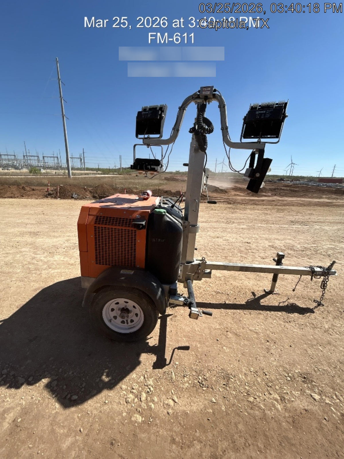 2024 Wanco WLTT-4MM4K Diesel, Deep Sea Controller, Shore Power Plug, Auto Start, (4) 350W LED Floodlights, 4kW Generator, 60 Gal Fuel Tank, 2" Ball, T3