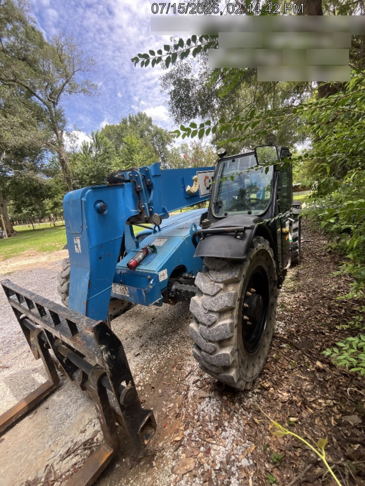 2020 Genie GTH-636 Cab/Heat/Air, Solid Tires, Work Lights, Beacon, Aux Hydraulics, Back up Alarm