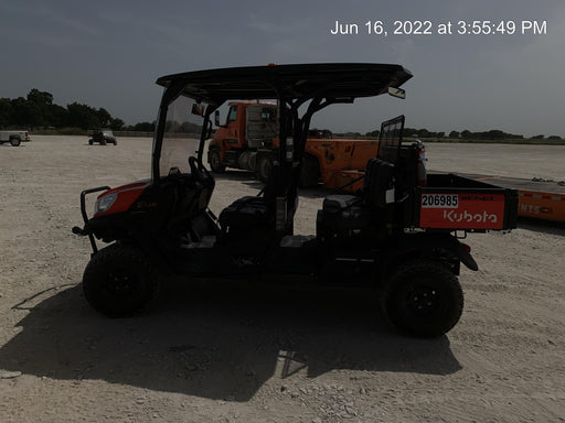 2022 Kubota RTV-X1140W-H Plastic Canopy, Windshield Acrylic Clear, LED Strobe Light, Wire Harness Kit, Back up Alarm