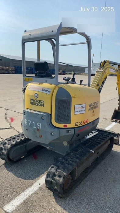 2017 Wacker Neuson EZ28 Wacker Neuson E0506-EZ28-MX - Track/LGD/CAN/VDS/12, 18, 24" Buckets