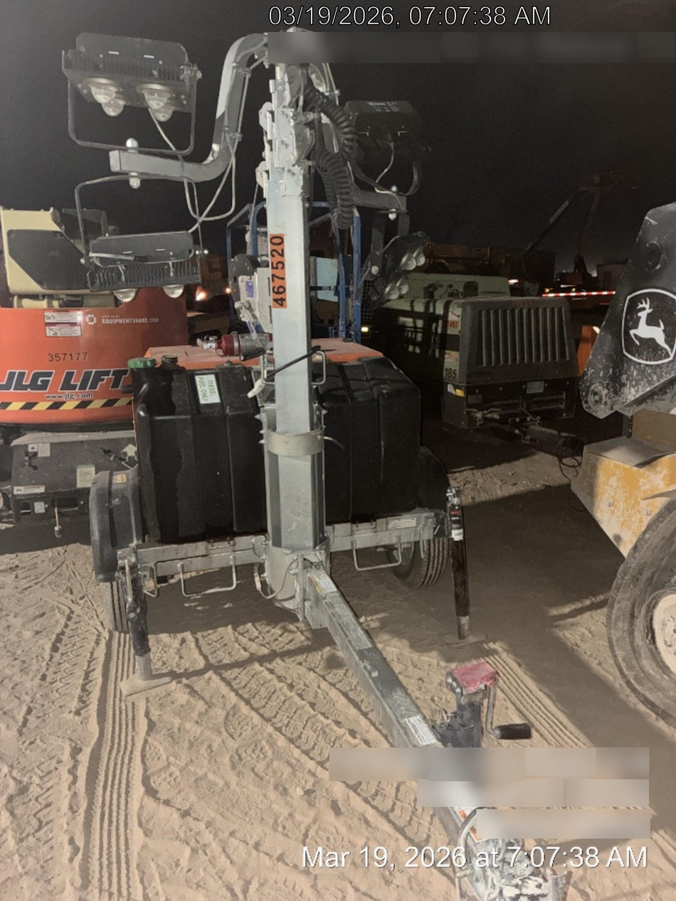 2024 Wanco WLTT-4MM4K Diesel, Deep Sea Controller, Shore Power Plug, Auto Start, (4) 350W LED Floodlights, 4kW Generator, 60 Gal Fuel Tank, 2" Ball, T3