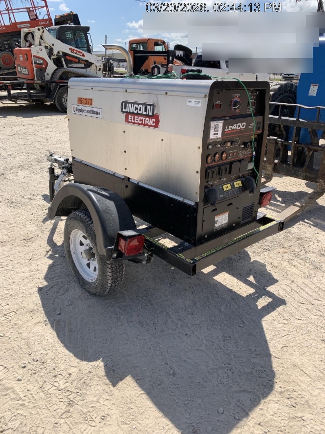 2024 Lincoln Electric LE400 Kubota V1505, Trlr, Cable Rack, Light Kit, ES Decals, T3
