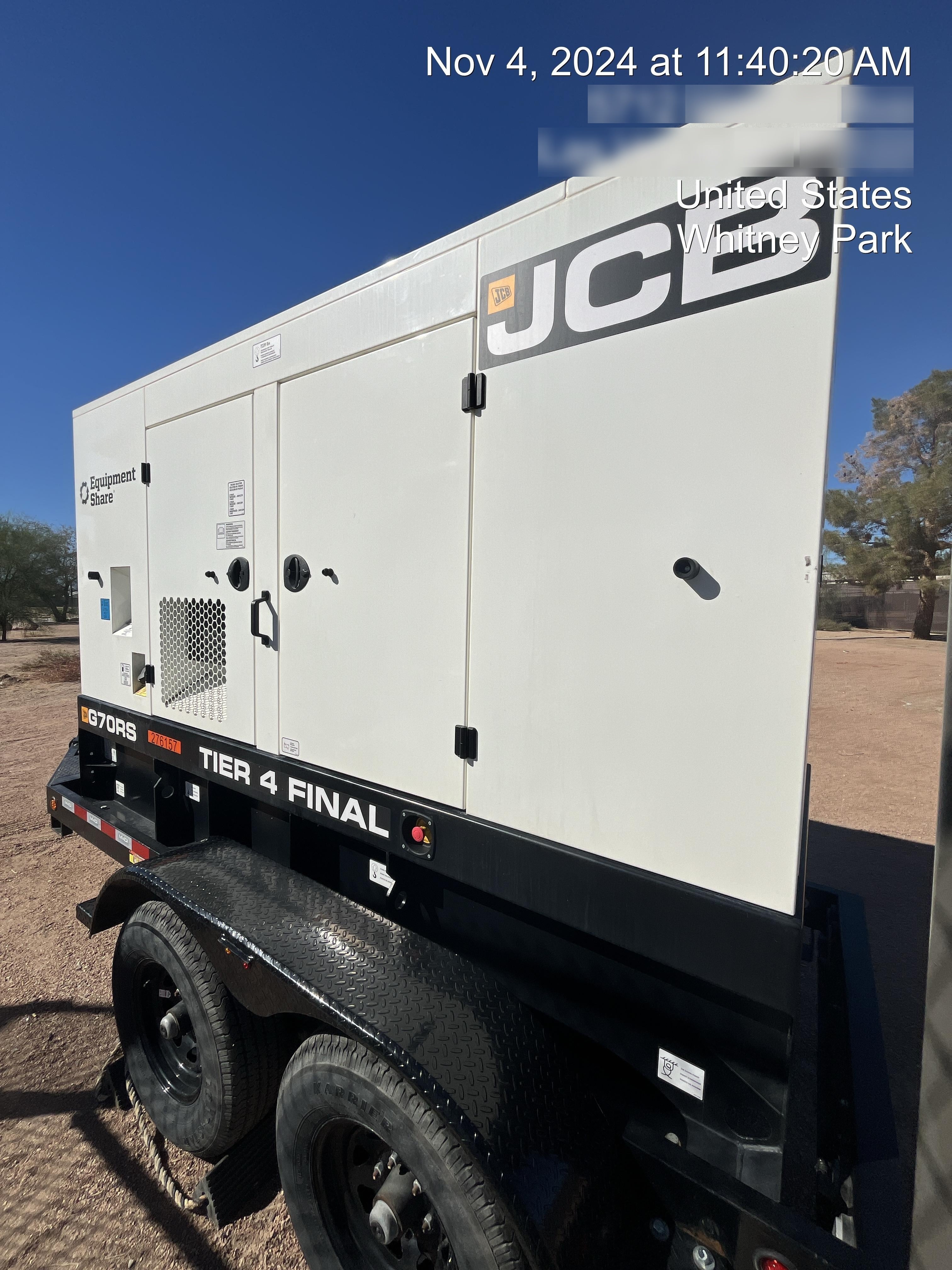 2022 JCB G70RST4F