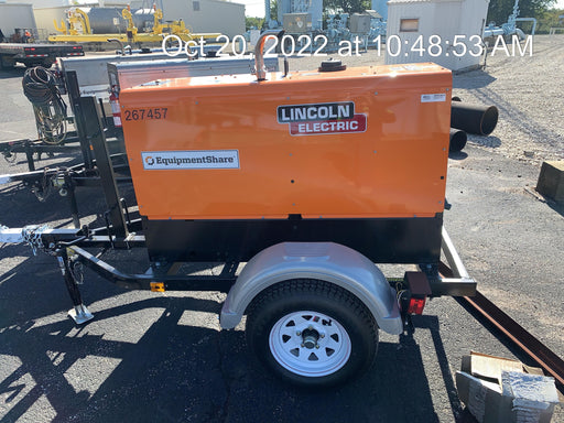 2022 Lincoln Electric LE400 Kubota V1505, Trlr, Cable Rack, Light Kit, ES Decals, T3