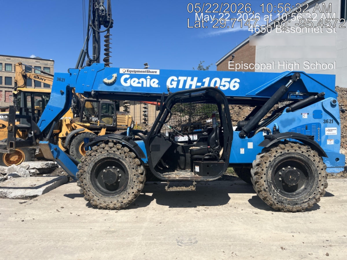 2017 Genie GTH-1056 Genie GTH1056, Solid Tires, 60" carriage, Light Kit, Open ROPS - SN GTH-10E-11914