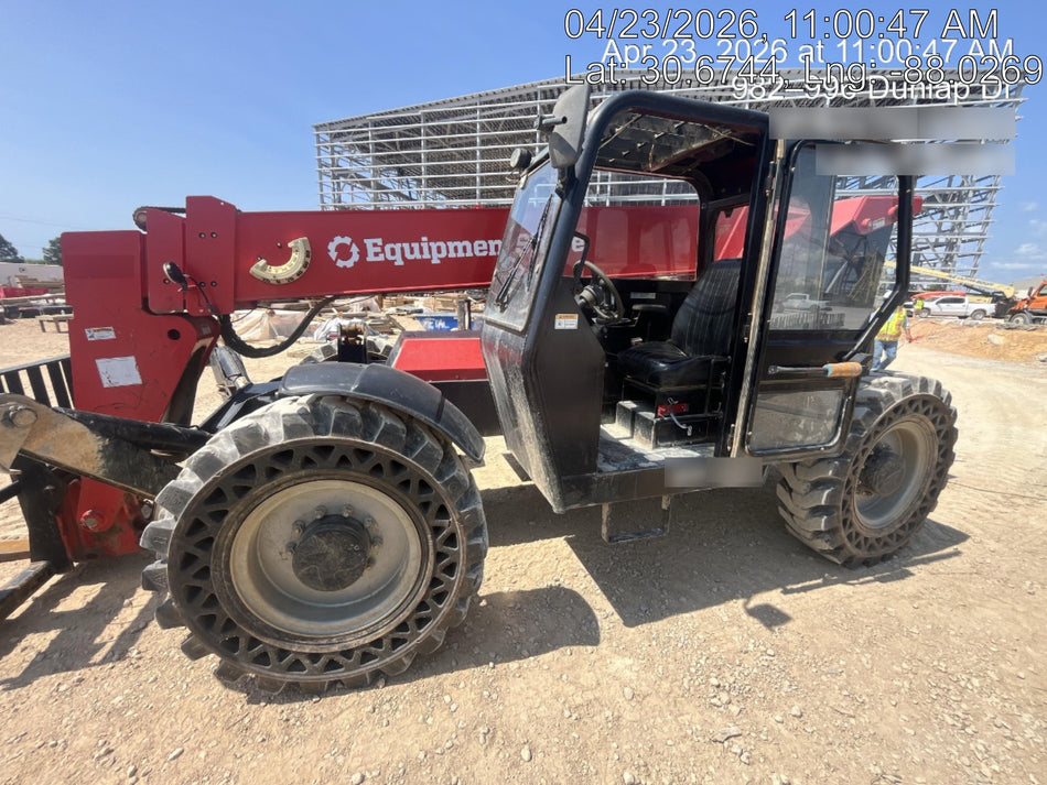 2019 Manitou MTA12042 Cab/Heat/Air, 120 HP, Solid Tires, Work Lights, Lift Hook, Auxiliary Hydraulics 66" Carriage and 60" Forks