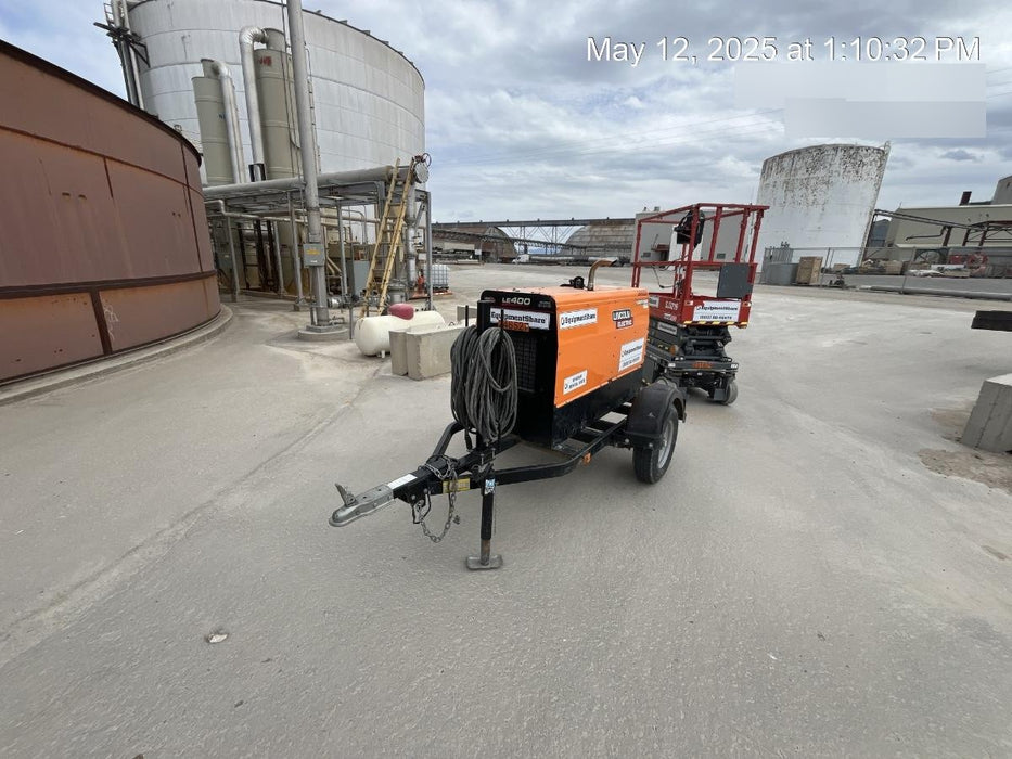 2022 Lincoln Electric LE400 Kubota V1505, Trlr, Cable Rack, Light Kit, ES Decals, T3