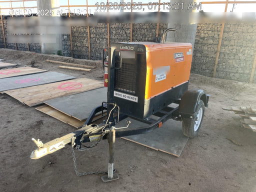 2023 Lincoln Electric LE400 Kubota V1505, Trlr, Cable Rack, Light Kit, ES Decals, T3