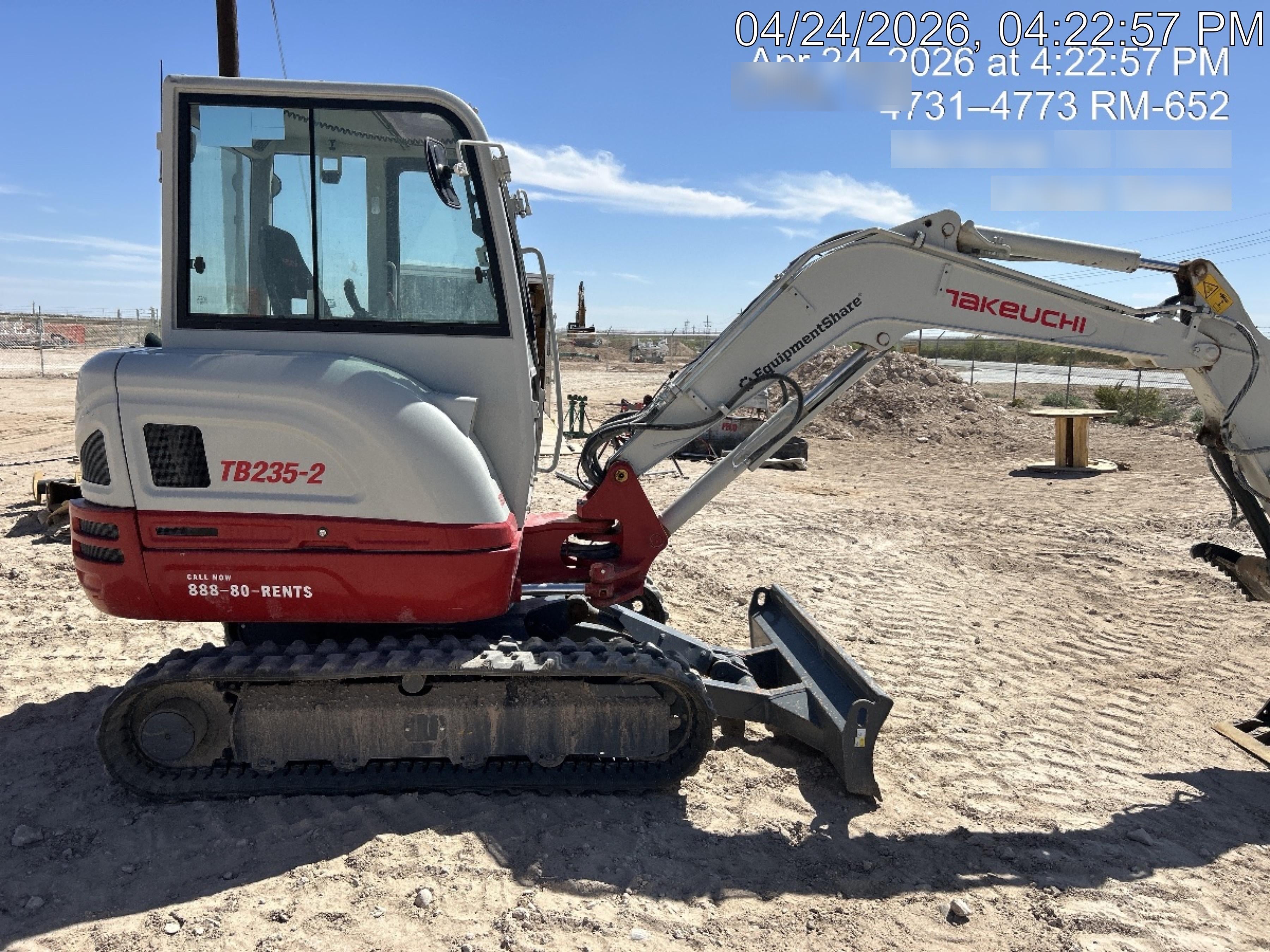 2025 TAKEUCHI TB235-2CR