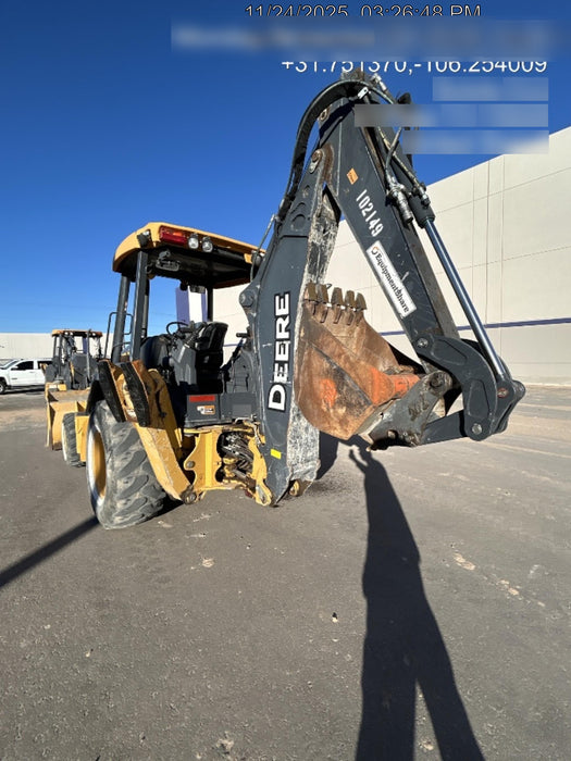 2020 John Deere 310LEP Canopy, 4WD, Standard Stick, Pilot Controls, 2 Way Hydraulics, TAG Manual QC