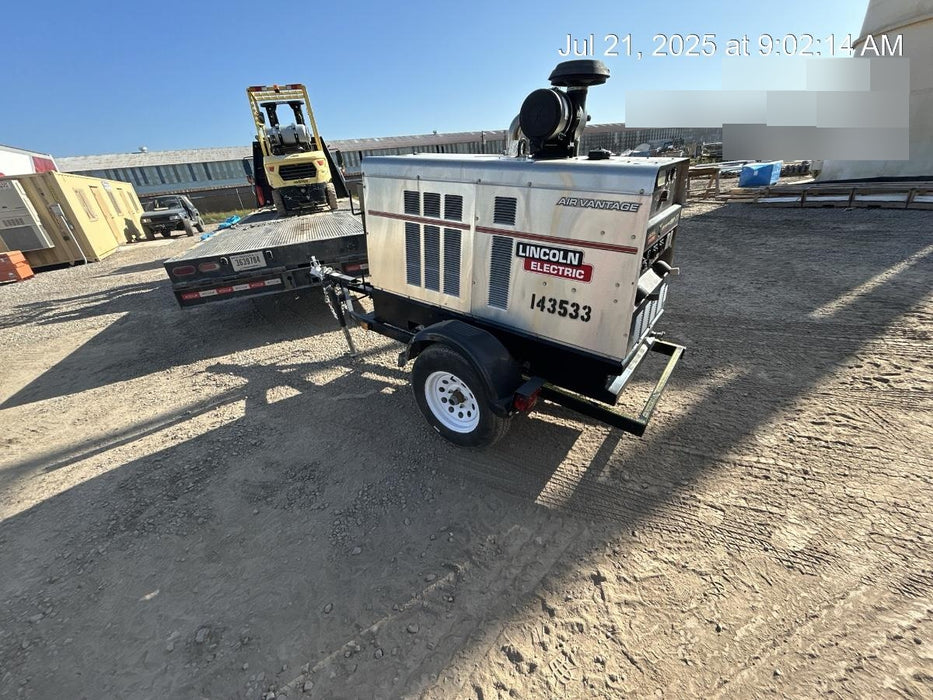 2021 Lincoln Electric Air Vantage 566 Air Vantage 566X Ready Pak 3 (includes trailer, cable rack, fender light kit); no telematics
