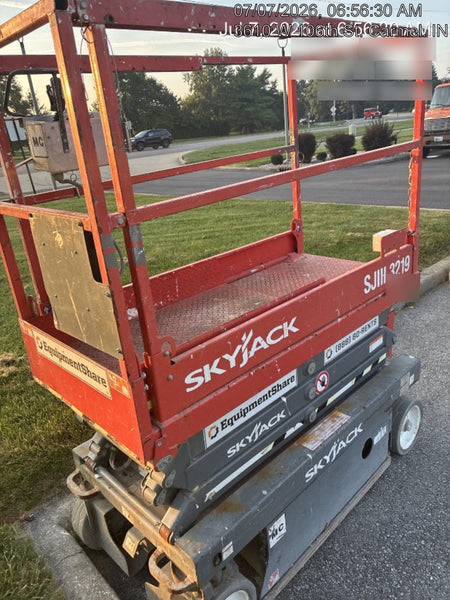 2018 Skyjack SJIII-3219 Standard Rental Specs