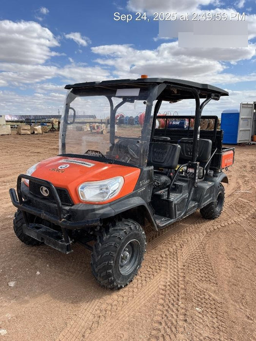 2022 Kubota RTV-X1140W-H Plastic Canopy, Windshield Acrylic Clear, LED Strobe Light, Wire Harness Kit, Back up Alarm