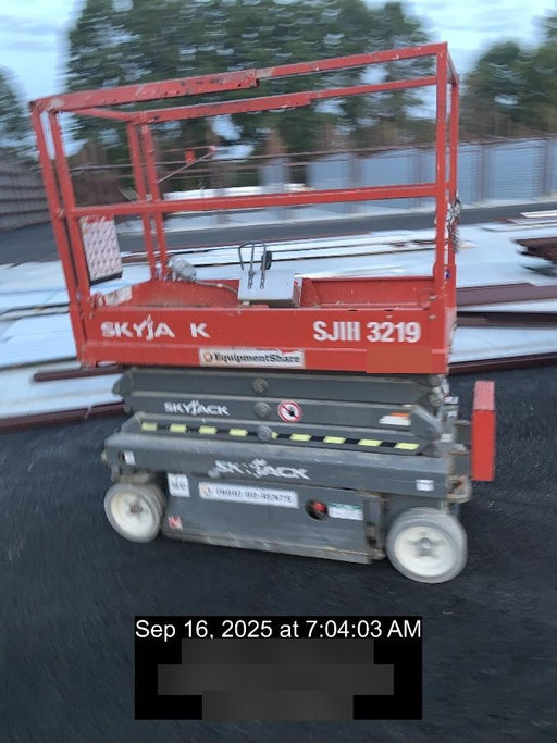 2016 Skyjack SJIII-3219 Standard Rental Specs