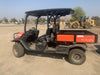 2021 Kubota RTV-X1140W-H Plastic Canopy, Windshield Acrylic Clear, LED Strobe Light, Wire Harness Kit, Back up Alarm