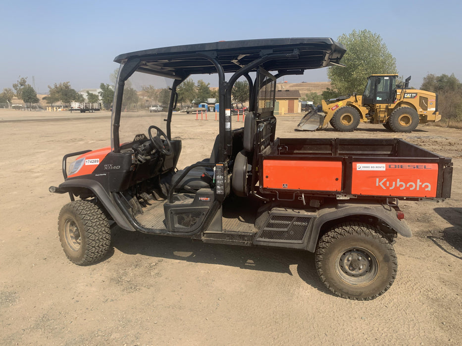 2021 Kubota RTV-X1140W-H Plastic Canopy, Windshield Acrylic Clear, LED Strobe Light, Wire Harness Kit, Back up Alarm