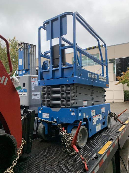 2020 Genie GS-1930 Fixed rails with chain entry gate - Pre A92.20, 800W Inverter