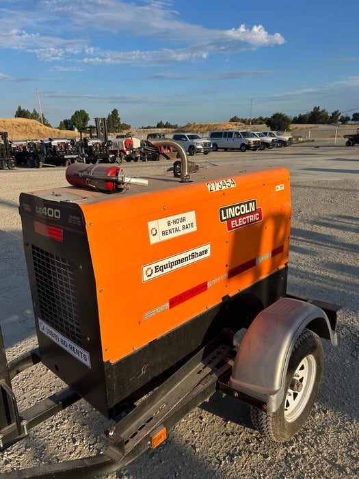 2022 Lincoln Electric LE400 Kubota V1505, Trlr, Cable Rack, Light Kit, ES Decals, T3