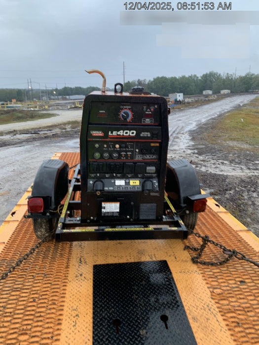 2022 Lincoln Electric LE400 Kubota V1505, Trlr, Cable Rack, Light Kit, ES Decals, T3